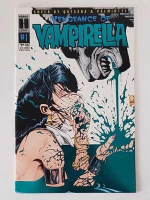 Vengeance of Vampirella #1 (VF+ or 8.5) - 2nd Printing - Wraparound Foil - 1994! - Image 1 of 3