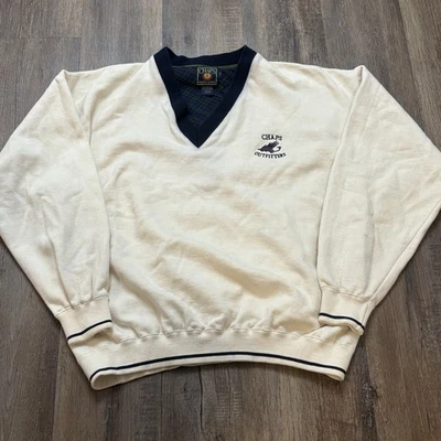 VTG 90s Ralph Lauren Chaps Pullover Sweatshirt Men’s XL Spell-Out Logo Football - Image 1 of 4