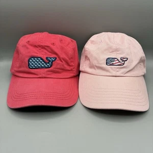 Juego de 2 gorras de camionero Vineyard Vines ponk sombreros de ballena ajustables para adultos - Imagen 1 de 13