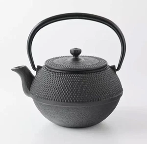 Tetsubin Nanbu Tekki Cast Iron Japanese Teapot kettle Black enameled inside - Picture 1 of 7