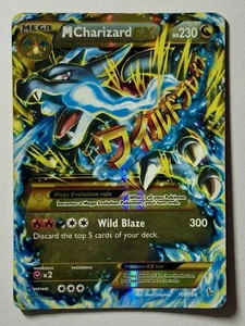 Mcharizard EX 108/106 (DMG) Secret Rare XY Series: Flashfire 2016 Pokémon Card - Picture 1 of 18