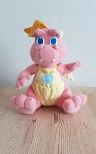 Peluche giocattolo vintage 1999 Playskool drago rosa 'Cassie' Tales Hasbro 12" - Foto 1 di 6