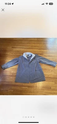 Chaqueta gris para hombre Gallery poliéster talla grande Foto 1 de 4