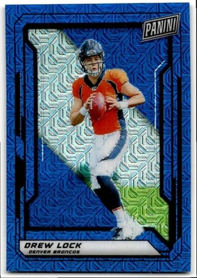 2019 Panini National Convention Blue Prizm Drew Lock Rookie 13/15 Denver Broncos - Image 1 of 2