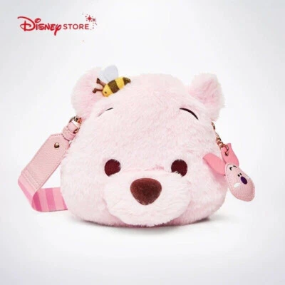 Bolso Bandolera Disney Auténtico Winnie the Pooh Sakura Rosa Disneyland Foto 1 de 3
