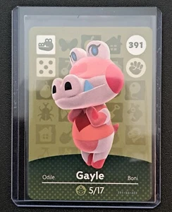 Gayle - 391 - Series 4 - Authentic Animal Crossing Amiibo Card - Picture 1 of 1