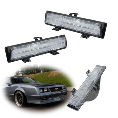 Clear Front Park and Turn Signal Lamp Cover Shell For 81-88 Chevy Monte Carlo SS - Изображение 1 из 4