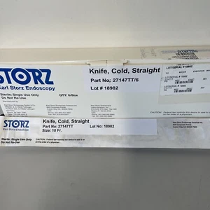 Karl Storz 27147TT Electrode,knife, straight, 10fr,5/box - Picture 1 of 10