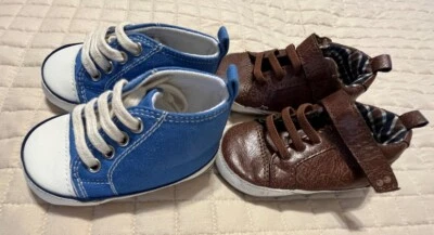 Baby Boys 6- 12 Months Stride Rite Surprise & Faux Sneaker - Image 1 of 4