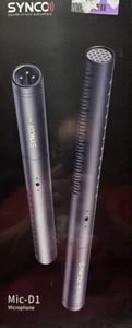 SYNCO MIC-D1 Hyper Cardioid Condenser Shotgun Broadcast Microphone For Camera - Picture 1 of 14
