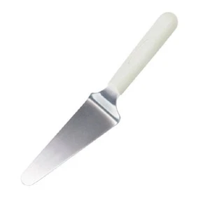 Stainless Steel Pie Lifter 4" White Turner Cake Server Pizza Serving Utensil - Picture 1 of 1
