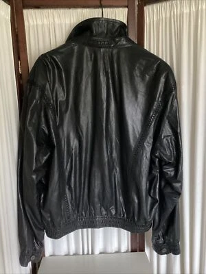 Chaqueta De Colección Zilli Lamleather Lujo Rara Francia Bombardero Limitado Exclusivo Talla 56 Foto 1 de 4
