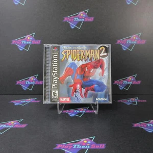 Refurbished Spider-Man 2 Enter Electro PS1 PlayStation 1 + Reg Card Complete .. - Picture 1 of 5