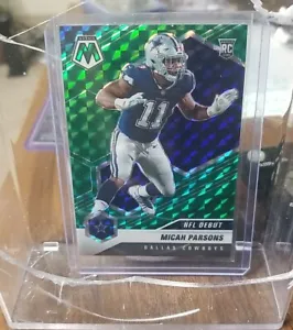 Micah Parsons 2021 Panini Mosaic NFL Debut Mosaic Green Prizm RC #257 🔥🔥🔥 - Picture 1 of 2