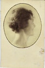  Beatiful oval portrait of a mature woman August 1920c L461