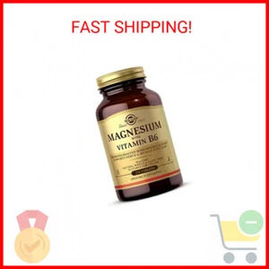 Solgar Magnesium with Vitamin B6, 250 Tablets - Promote Healthy Bone Mineralizat - Picture 1 of 2