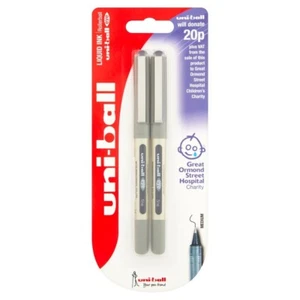 Uni-ball Eye Fine UB-157 Schwarz Kugelschreiber, 2er Pack - Bild 1 von 6