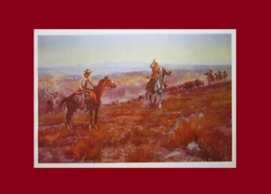 Charles Russell Toll Collectors 1913 American Wild West 11x9" Art Print - Picture 1 of 8