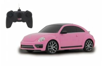 Jamara RC VW Beetle 1:24 | Pink | 2,4GHz | Retro-Look Ferngesteuertes Modellauto - Bild 1 von 4