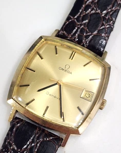 Omega Geneve Gold Plated Cal. 1030 Ref. 132.0052 Men's Vintage Winding Watch - Picture 1 of 19