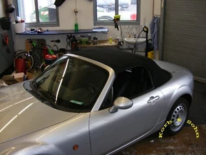 Mazda MX5 Cabrio Verdeck Rep Reparatur Set inkl. Flicken + Kleber in XXL - Bild 1 von 3
