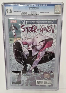 CGC 9.6 Spider-Gwen #1 Bradshaw Variant McFarlane Spider-Man #1 Cover Homage - Picture 1 of 3