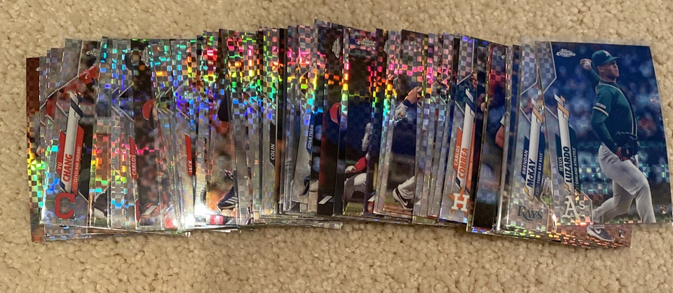 2020 TOPPS CHROME BASEBALL CARD X-FRACTOR REFRACTOR YOU CHOOSE PICK MLB CARDS - Image 1 of 1