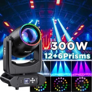 300W LED Moving Head Stage Light RGBW Gobo Beam DMX Lighting For DJ Disco Show - Bild 1 von 13