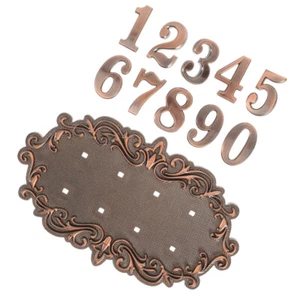 Placas de dirección para números de casa exterior letrero de puerta de calle herrajes de oficina - Imagen 1 de 12