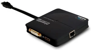 Plugable USB 3.0 Universal Mini Laptop Docking Station for Windows and Mac (D... - Picture 1 of 6