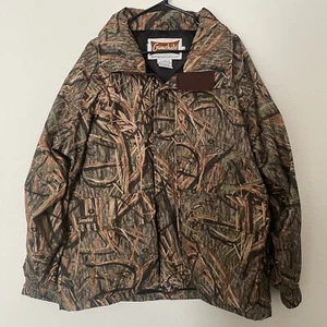 Vtg Gamehide Men’s Hunting Hooded Jacket Mossy Oak Camo Insulated XL Outdoor - Picture 1 of 15