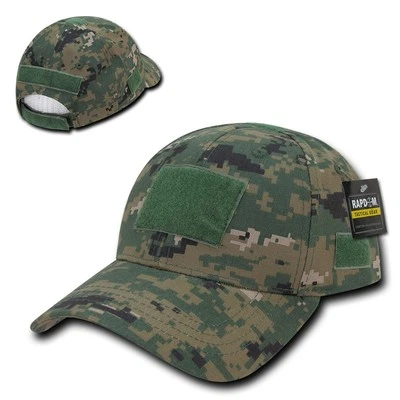 Woodland Digital Camuflaje Operador Táctico Contratista Corona Baja Gorra de Bola Sombrero Foto 1 de 2