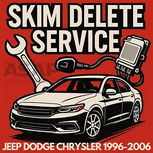 SKIM DELETE SERVICE SECURITY REMOVAL ECM ECU CHRYSLER DODGE JEEP RAM 1996-2006 - Foto 1 di 1