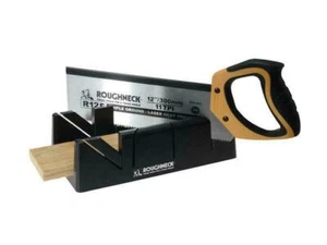 Roughneck Mitre Box & Hardpoint Tenon Saw Set 300Mm (12In) ROU34490 - Picture 1 of 1