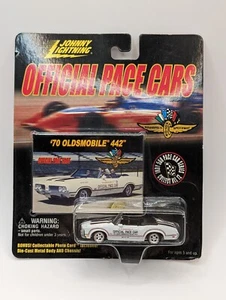 Johnny Lightning - Official Pace Cars, `70 Oldsmobile 442, White, 1999 - Picture 1 of 2