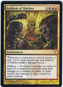 Anthem of Rakdos Dissension Rare – MTG Magic the Gathering Card - Picture 1 of 2