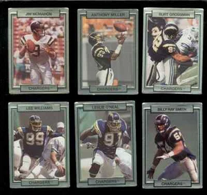 1990-92 AP San Diego Chargers Set JIM MCMAHON GILL BYRD JUNIOR SEAU MARION BUTTS - Picture 1 of 3