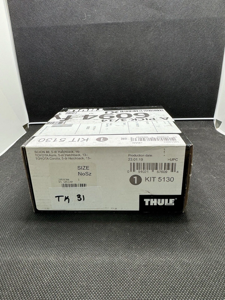 Thule 5130 Roof Rack Fit Kit for 2016 Scion iM, 2017-2018 Toyota Corolla iM TK31 - Изображение 1 из 3