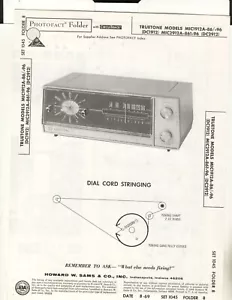 Sams Photofact , Truetone Models MIC1912A Radio, Original Hard Copy - Picture 1 of 1