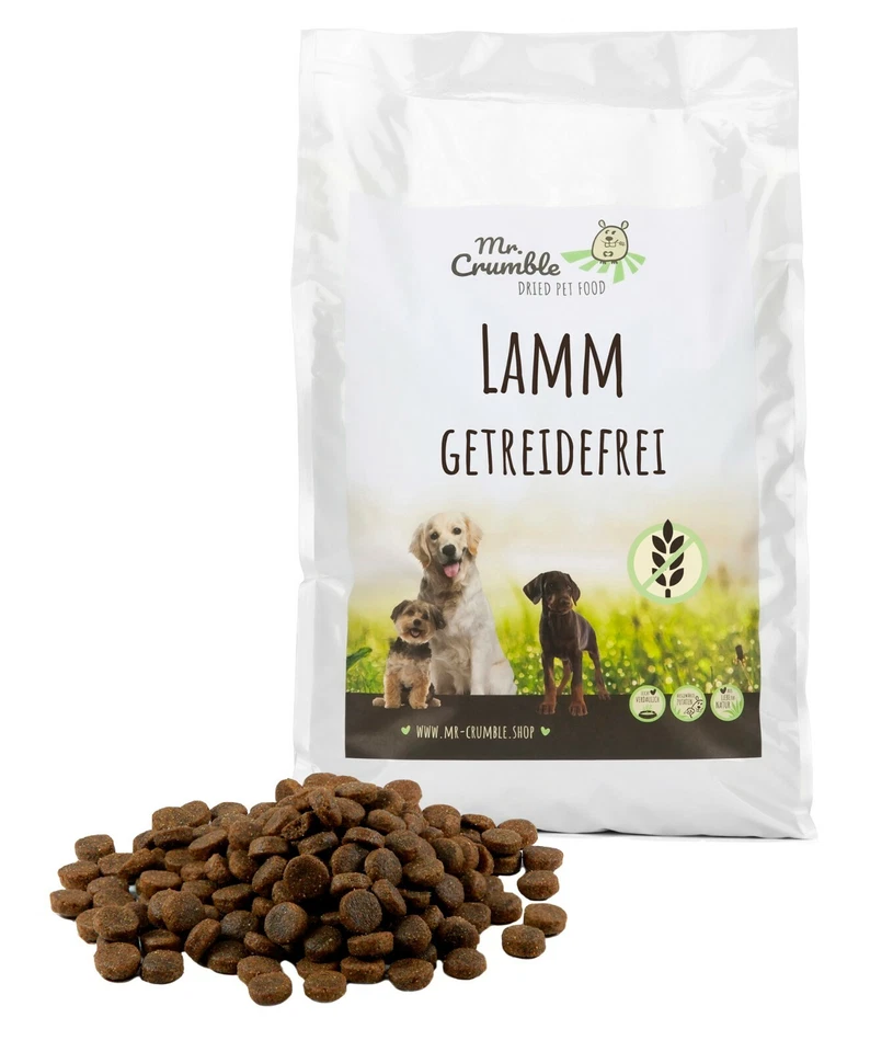 Hundefutter getreidefrei 15 kg mit Lamm Trockenfutter glutenfrei sensitiv - Bild 1 von 4