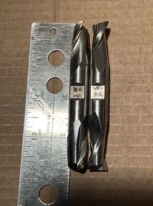 Vintage 1/2 Durchmesser 3 13/16 lange Doppelendmühle Cleveland HS - Bild 1 von 3