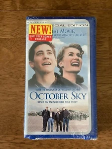 October Sky VHS New Universal Special Edition Jake Gyllenhaal - Picture 1 of 3