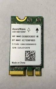 Toshiba Satellite C55-C P50-C L50-C L50-B C40-C Wireless Wifi Card AW-NB155NF - Picture 1 of 2