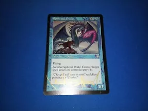 MTG Magic Spiketail Drake Signed Artist Proof x1 Prophecy Michael Sutfin - Picture 1 of 2