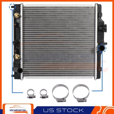 For 1997 1998 1999 2000 Acura EL Radiator With 4pcs Oil Hose Clamps CU1290 - Image 1 of 4