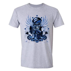 Skull Gun Sniper T-Shirt 4th of july clothes Fourth Army American USA Tshirt - Picture 1 of 1