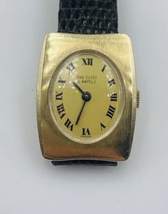 Reloj Van Cleef & Arpels Vintage Oro Amarillo Sólido 14k Cuerda Manual Damas - Imagen 1 de 7