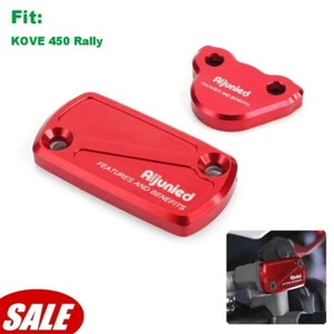For KOVE 450 Rally 23-24 Front Rear Brake Master Cylinder Covers Reservoirs Cap - Picture 1 of 20