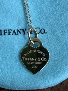 Tiffany & Co. Symbol Kette Gelbgold 750 / 18K mit original Box - Bild 1 von 7