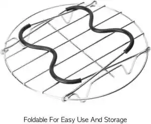 Steamer Rack Trivet with Heat Resistant Silicone Handles A-steamer - Picture 1 of 7